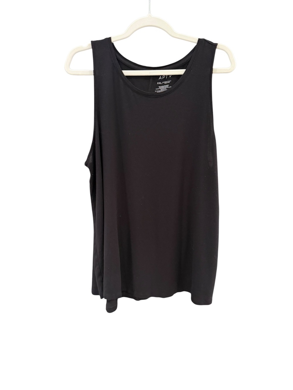 Apt. 9 Essentials Black Sleeveless Scoop Neck Tank Top XXL